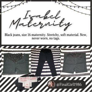 Black Maternity Skinny Jeans